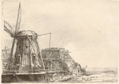 O Moinho de Vento de Rembrandt van Rijn