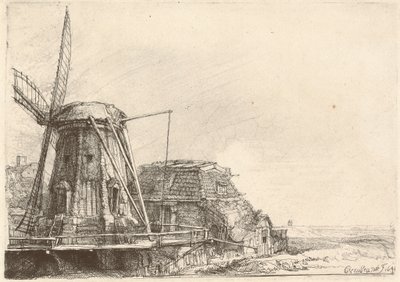 O Moinho de Vento de Rembrandt van Rijn