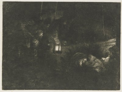 A adoração dos pastores: uma peça noturna de Rembrandt van Rijn