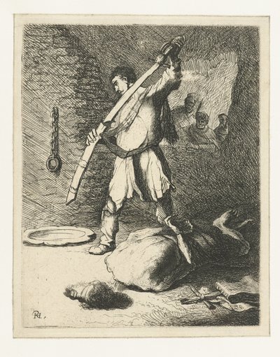 A decapitação de São João Batista de Rembrandt van Rijn