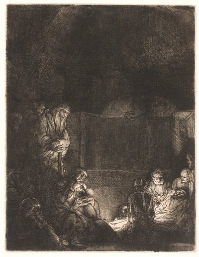 O sepultamento de Rembrandt van Rijn