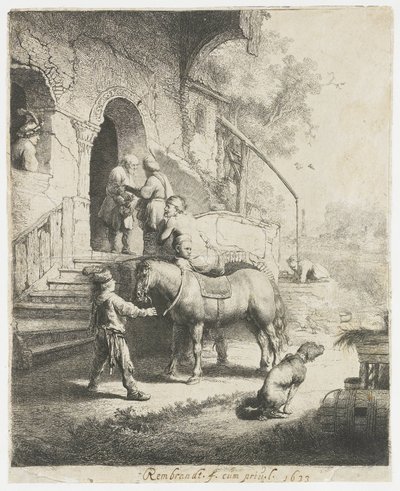 O bom samaritano de Rembrandt van Rijn