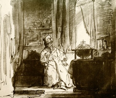O filósofo de Rembrandt van Rijn