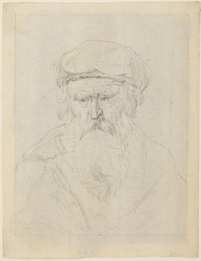 Velho atrabiliário de Rembrandt van Rijn