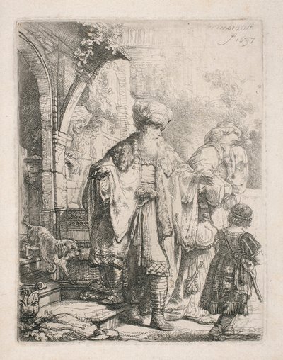 O exílio de Hagar de Rembrandt van Rijn