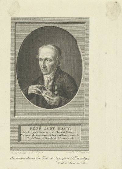 Retrato de René-Just Haüy 1743-1822, 1804. de Remi Henri Joseph Delvaux