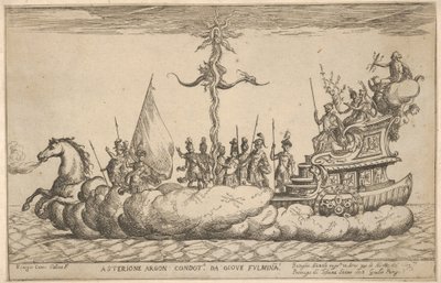 Asterion, da série Vessels of the Argonauts, para a festa de casamento de Cosimo ..., 1608. de Remigio Cantagallina