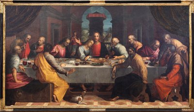 A Última Ceia, 1604. de Remigio Cantagallina