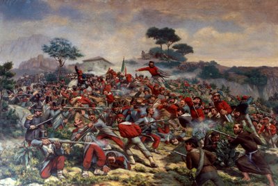 Giuseppe Garibaldi na Batalha de Calatafimi, 15 de maio de Remigio Legat