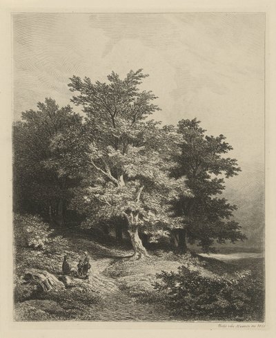 Números na borda de uma floresta de Remigius Adrianus Haanen