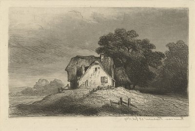 Casas em uma colina de Remigius Adrianus Haanen