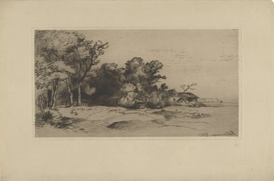 Paisagem com casa de campo de Remigius Adrianus Haanen