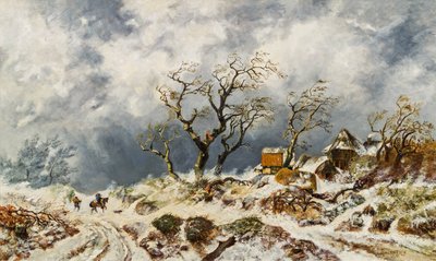 Paisagem de inverno de Remigius Adrianus Haanen