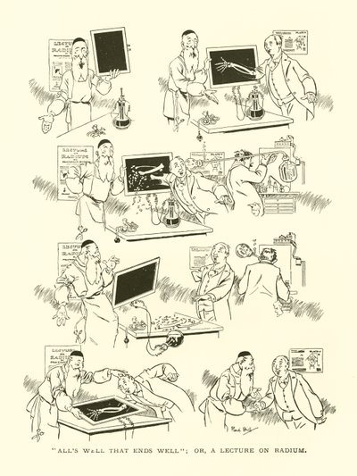 Tudo está Bem que Termina Bem; ou, uma Palestra sobre Rádio (gravura) de René Bull