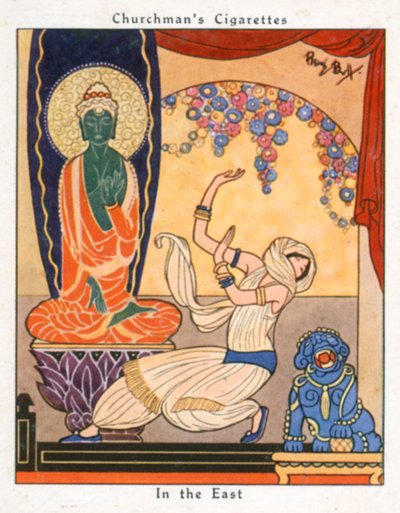 No Oriente (litografia a cores) de René Bull