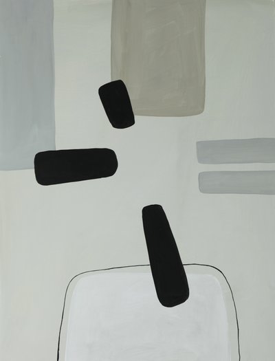Formas minimalistas flutuantes de Renate Holzner