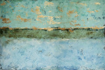 Horizonte Dourado Texturado de Renate Holzner