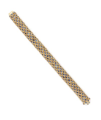 Uma das três pulseiras &39;Honeycomb&39; de Rene Boivin