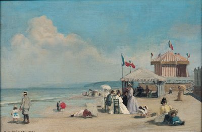 A Praia em Cabourg de René François Xavier Prinet