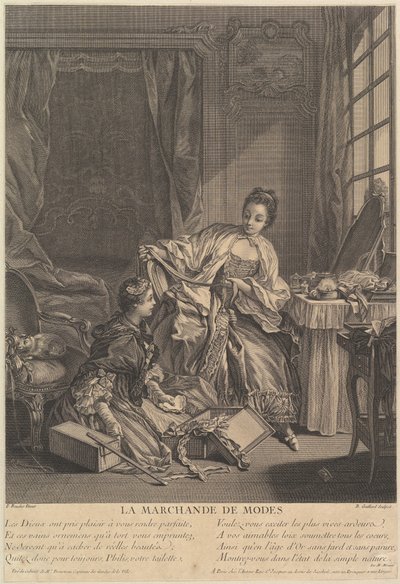 Comerciante de Moda, 1746-55. de Rene Gaillard