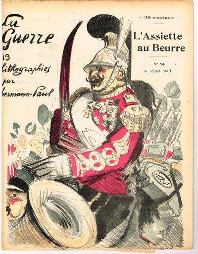 Capa do "The Butter Plate", Satirical in Colors de Rene George Hermann Paul