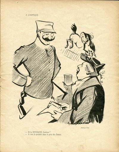 Ilustração de Hermann-Paul (1864-1940) em O Pato Selvagem de Rene George Hermann Paul