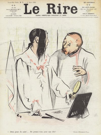 Ilustração para o riso de Rene George Hermann Paul