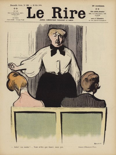 Ilustração para o riso de Rene George Hermann Paul