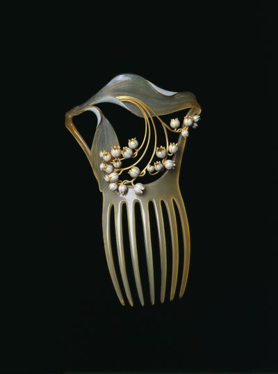 Enfeite de cabelo, c.1900 de Rene Jules Lalique