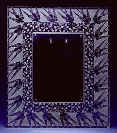 Quadro de Espelho Muguet et Hirondeues (vidro) de Rene Jules Lalique