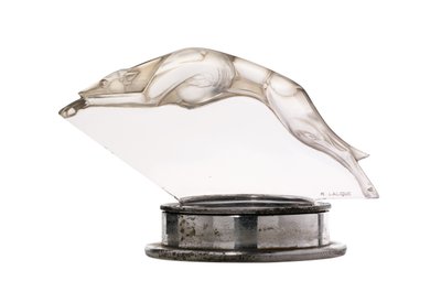Mascote Levrier raro de Rene Jules Lalique