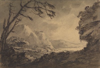 Uma Paisagem Rochosa de Rev. William Gilpin