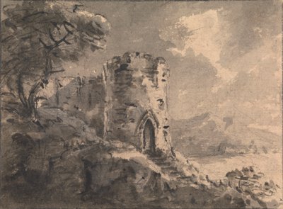 Paisagem com um Castelo em Ruínas de Rev. William Gilpin