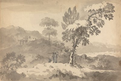 Três Números numa Paisagem de Rev. William Gilpin