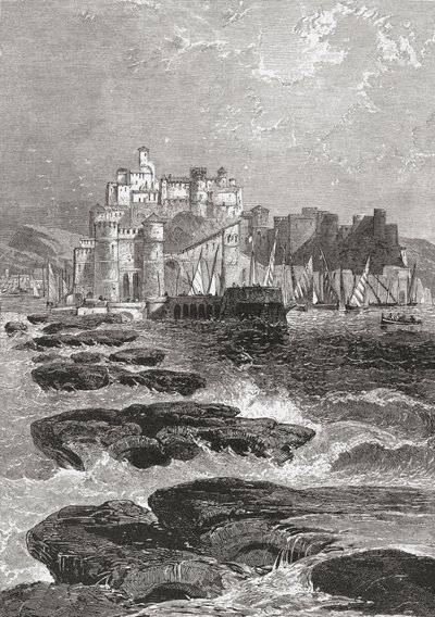 Pozzuoli, Nápoles, Sul de Itália, no final do século XIX. De Italian Pictures do Rev. Samuel Manning, publicado por volta de 1890. de Reverend Samuel Manning