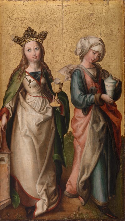 Santas Bárbara e Maria Madalena de Rhenish Master