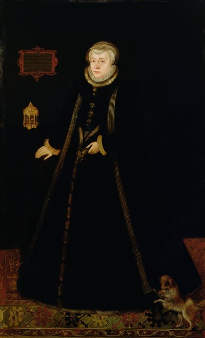 Retrato de Lady Margaret Douglas (1515-78) Condessa de Lennox, depois de Daniel Mytens, o mais velho (c.1590-c.1648) (óleo sobre tela) de Rhoda Sullivan