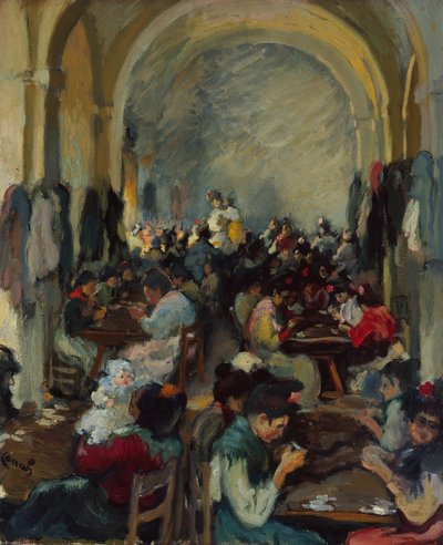 Fabricação de charutos em Sevilha, 1899. de Ricardo Canals y Llambi