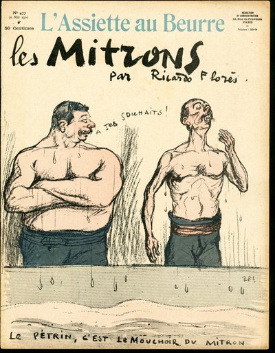 Capa do "The Butter Plate", número 477, Satirique en Colours de Ricardo Flores