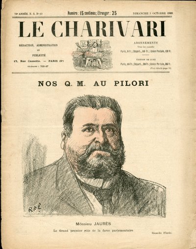 Capa de "The Charivari", Satirique en Colours de Ricardo Flores