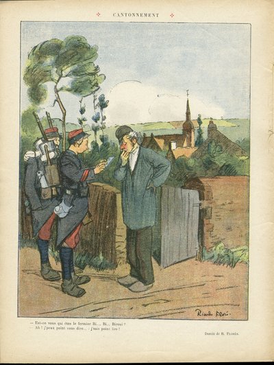 Ilustração de Ricardo Flores (1878-1918) em Le Lire de Ricardo Flores