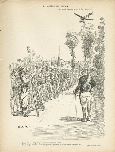 Ilustração de Ricardo Flores (1878-1918) em Le Lire de Ricardo Flores