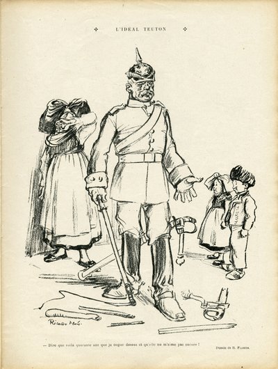Ilustração de Ricardo Flores (1878-1918) em Le Rire de Ricardo Flores