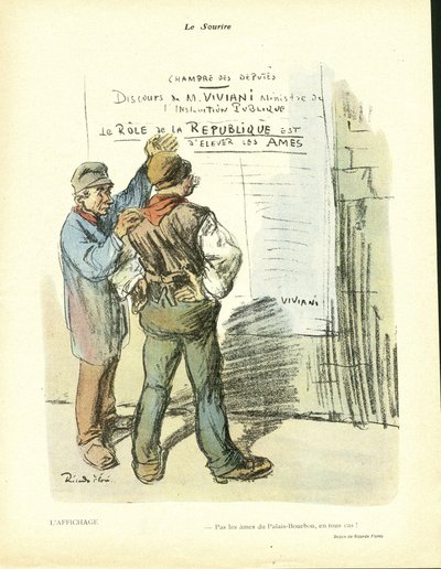Ilustração de Ricardo Flores (1878-1918) em Le Smile, no 20 de Ricardo Flores