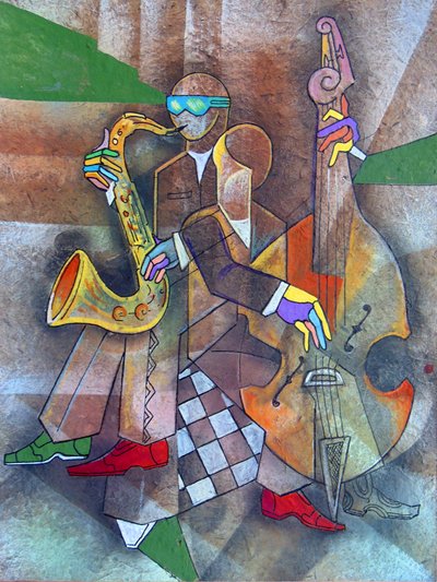 Espetáculo de jazz abstrato de Ricardo Maya