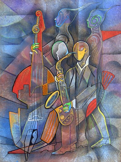 Espetáculo de jazz cubista de Ricardo Maya