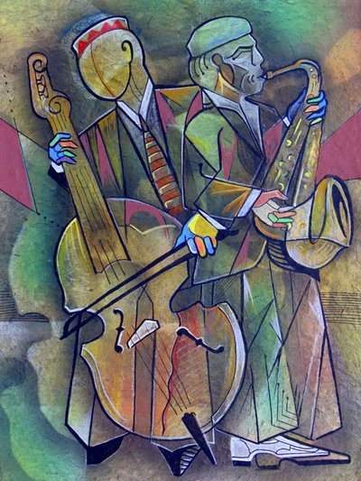 Duo de jazz vibrante de Ricardo Maya