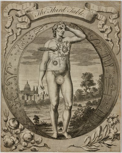 Tabela astrológica, c 1780s de John Pardon