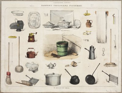 Utensílios domésticos, c 1870-1900 de John Pardon