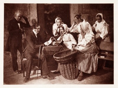 James Fairburn DD (Fairburn Reading to the Fishwives), c 1843 de John Pardon